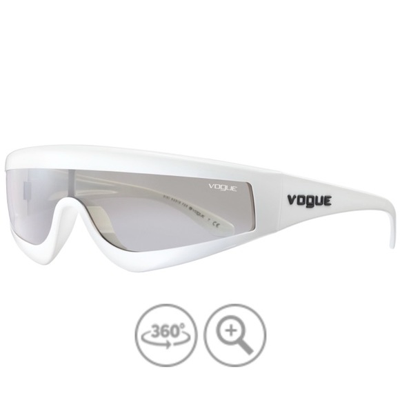 white vogue sunglasses